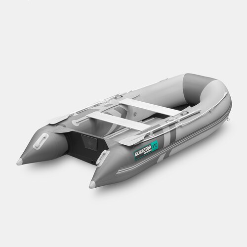 Надувная лодка GLADIATOR B330AL светло-темносерый