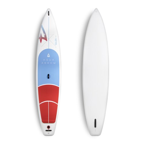 SUP доска надувная Aqua Arrow 12.6 Light Blue/Red